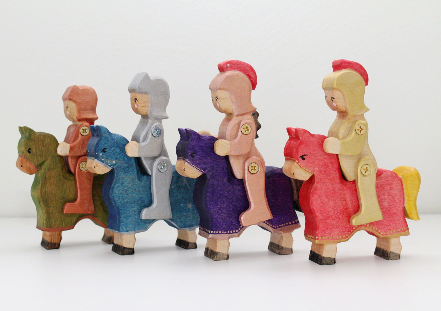 Silver knight and pony