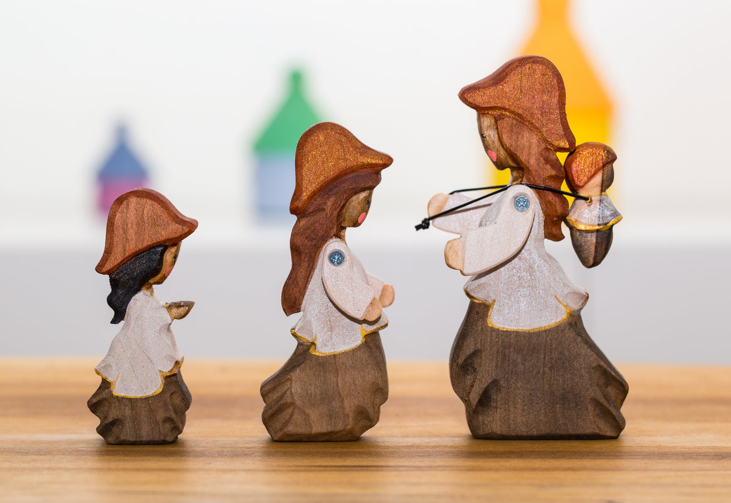 Tall Brown cap Mushroom child with brown hair