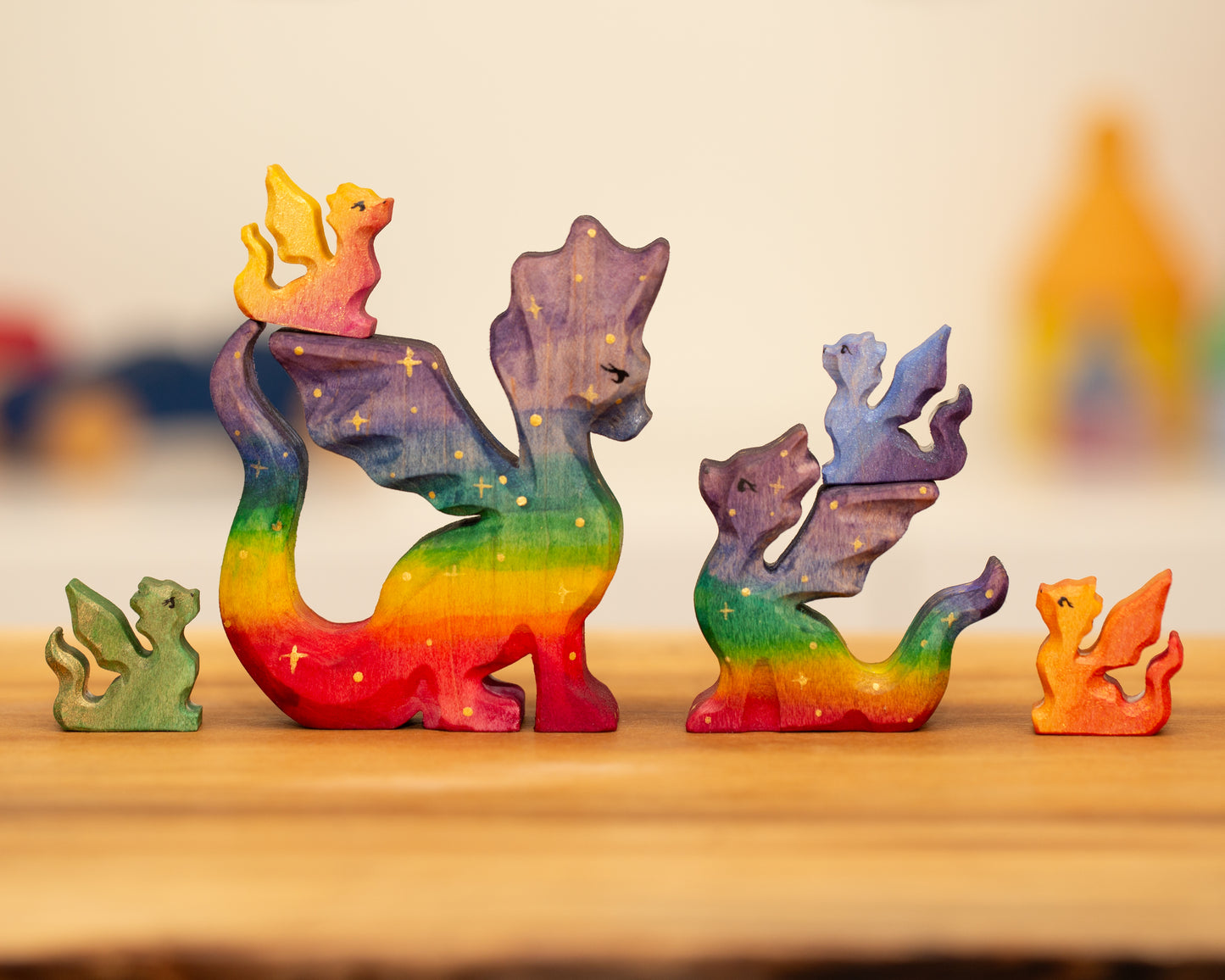 Rainbow youth dragon