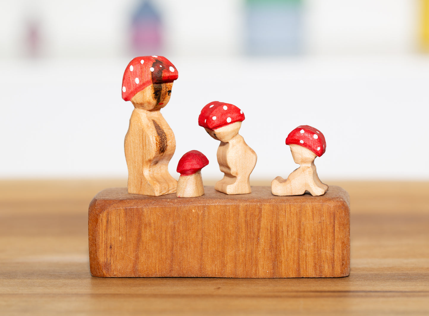 Mushroom Sprite with tree stump
