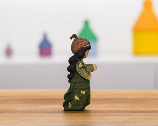 Tall Acorn child with black hair