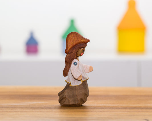 Tall Brown cap Mushroom child with brown hair