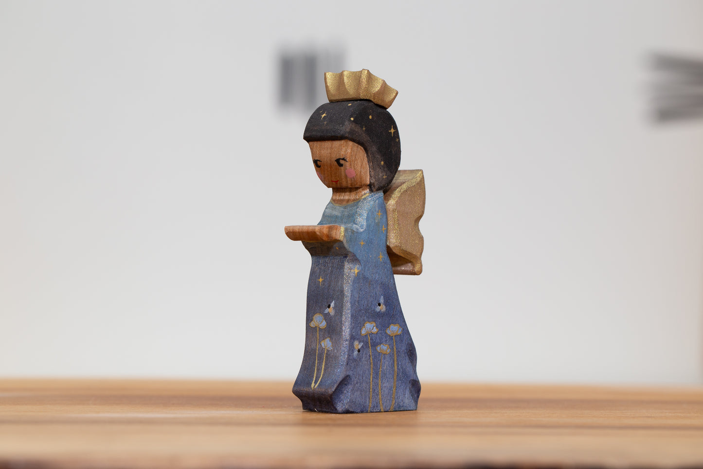 Blue Firefly Fairy with removable Crown