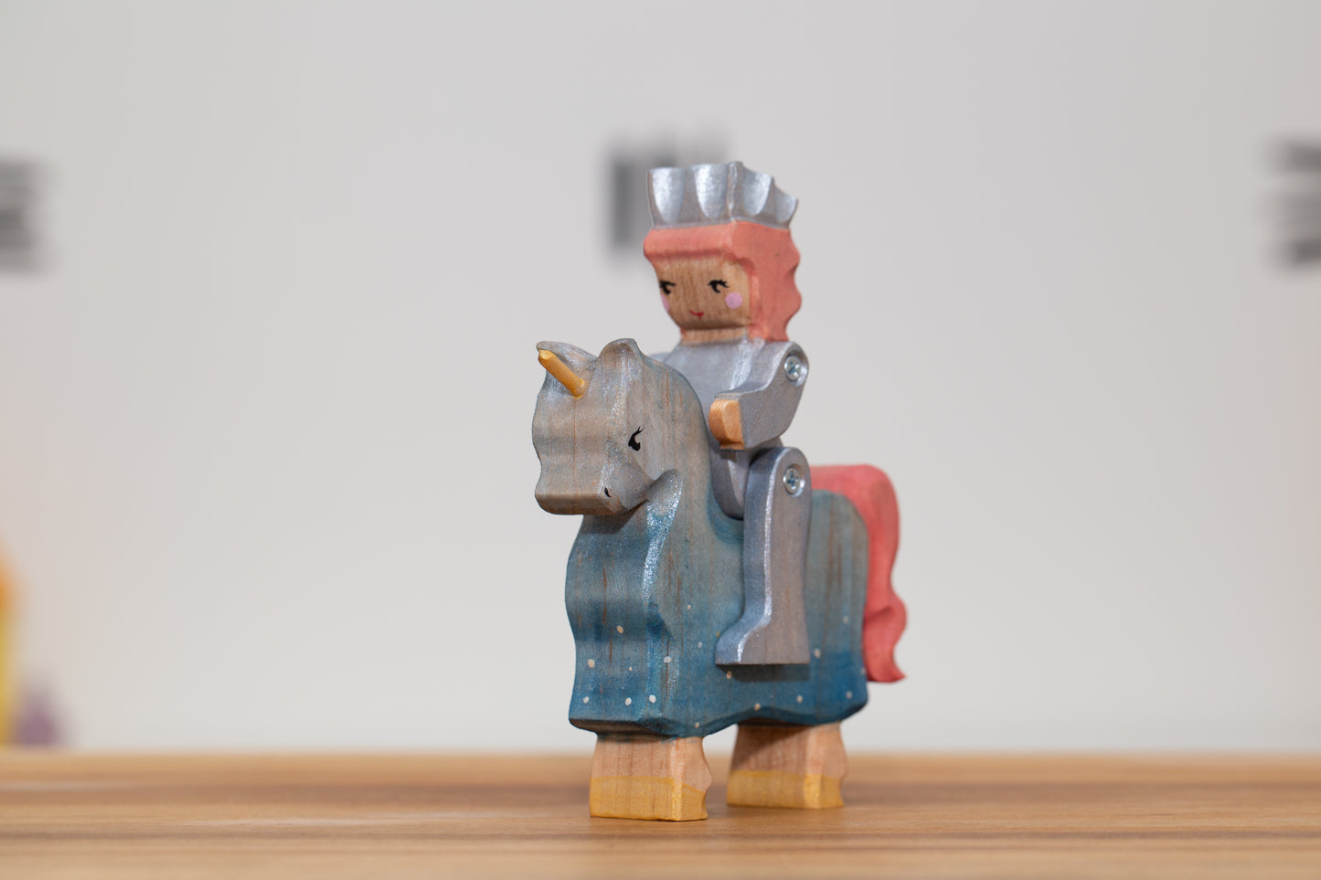 Winter Knight and Unicorn Pony with short hair