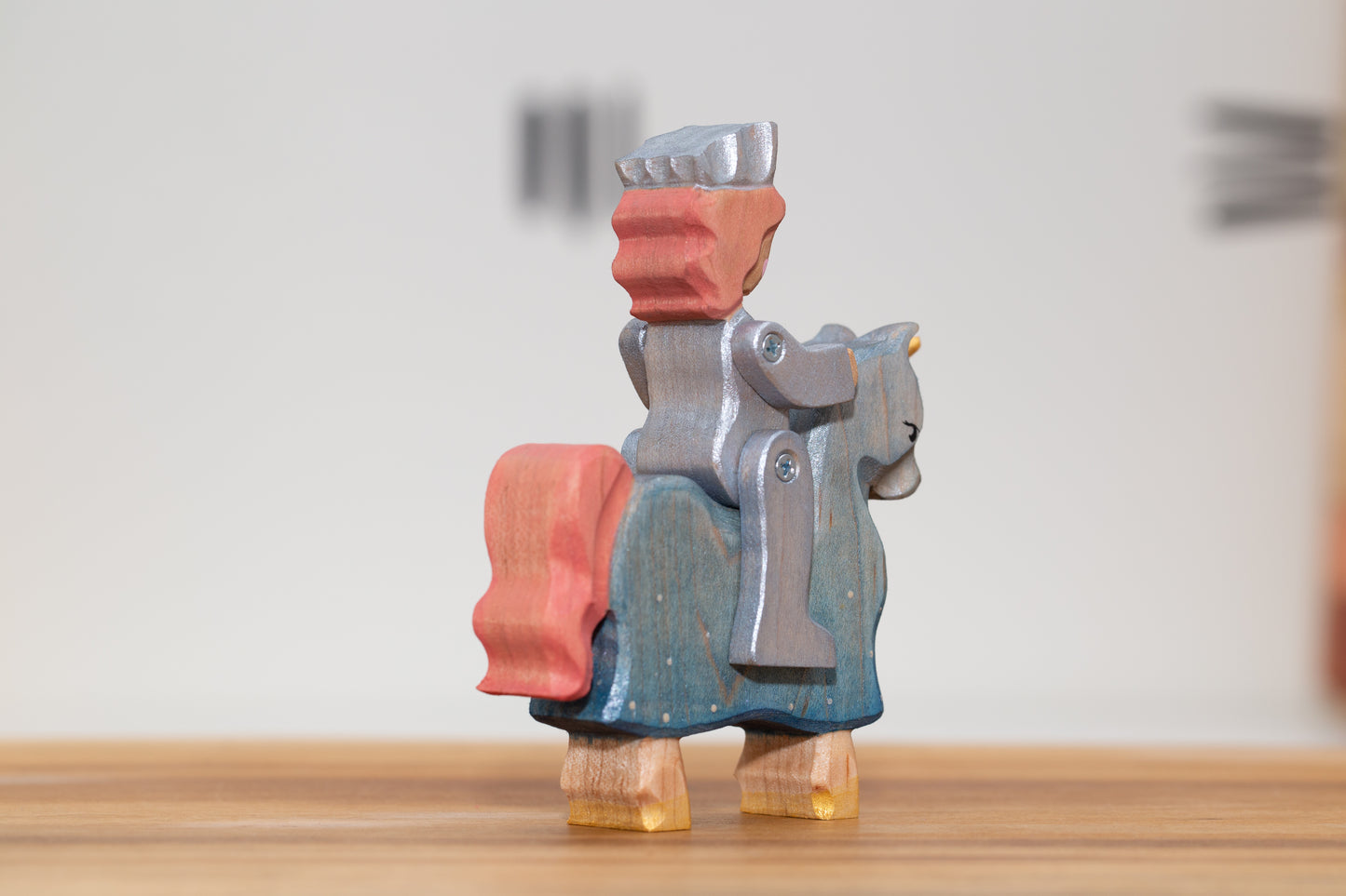 Winter Knight and Unicorn Pony with short hair