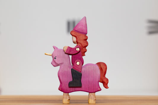 Pink Princess with Unicorn Pony