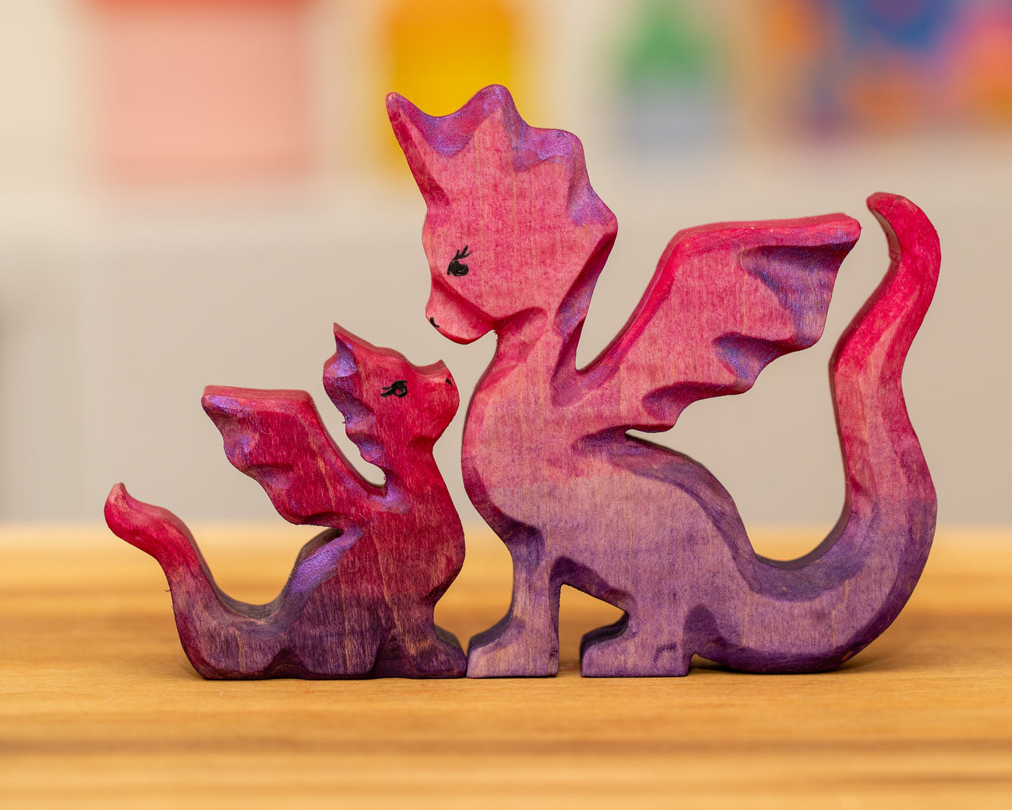 Pink/Purple Dragon set