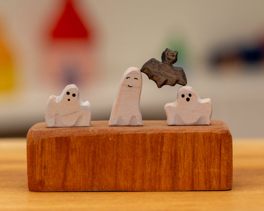 Mini Decorations Ghost and Bat set