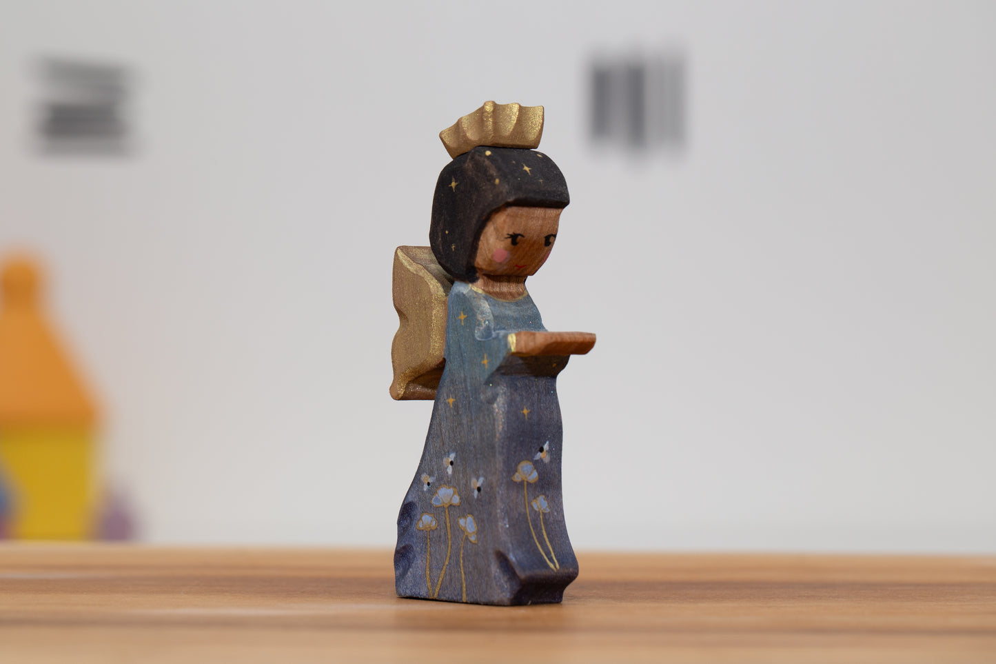 Blue Firefly Fairy with removable Crown